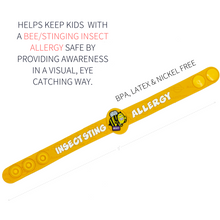 Insect Sting / Bee Allergy Bracelet (2 pack)