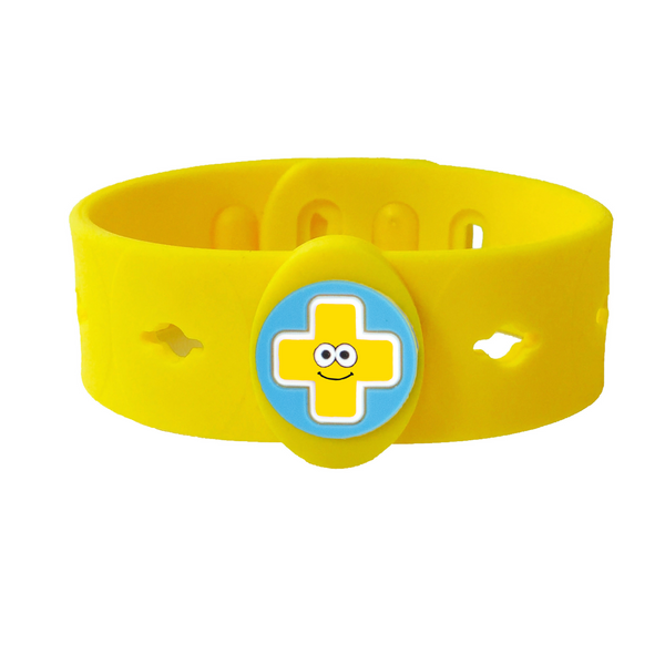 AllerMates AllerMates Multi Food Allergy Awareness Charm Bracelet Kit for Children with 6 Charms for Childrens Safety