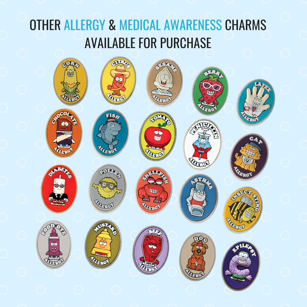 AllerMates AllerMates Multi Food Allergy Awareness Charm Bracelet