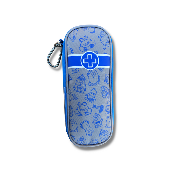 "Busy Boy Blue" Insulated Case