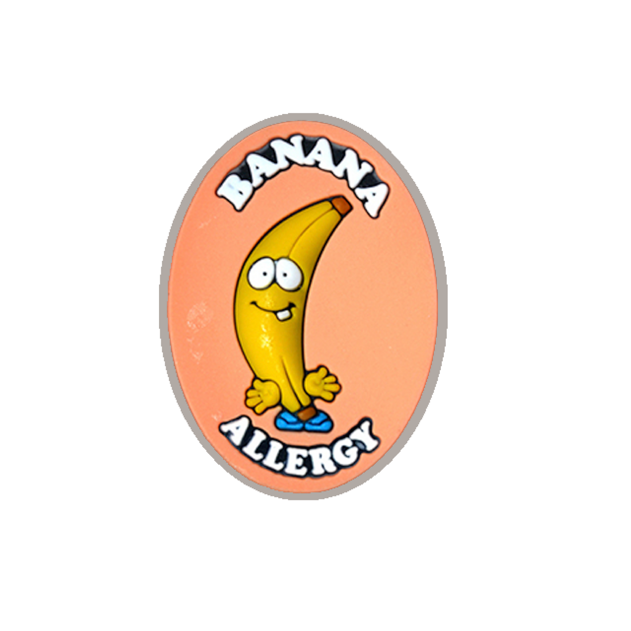 AllerMates Fun Banana Allergy Charm for Kids Health and Safety