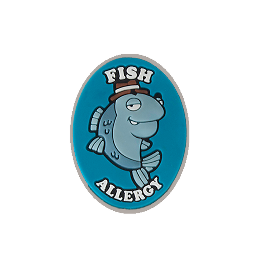 AllerMates Fun Fish Allergy Charm for Kids Health and Safety